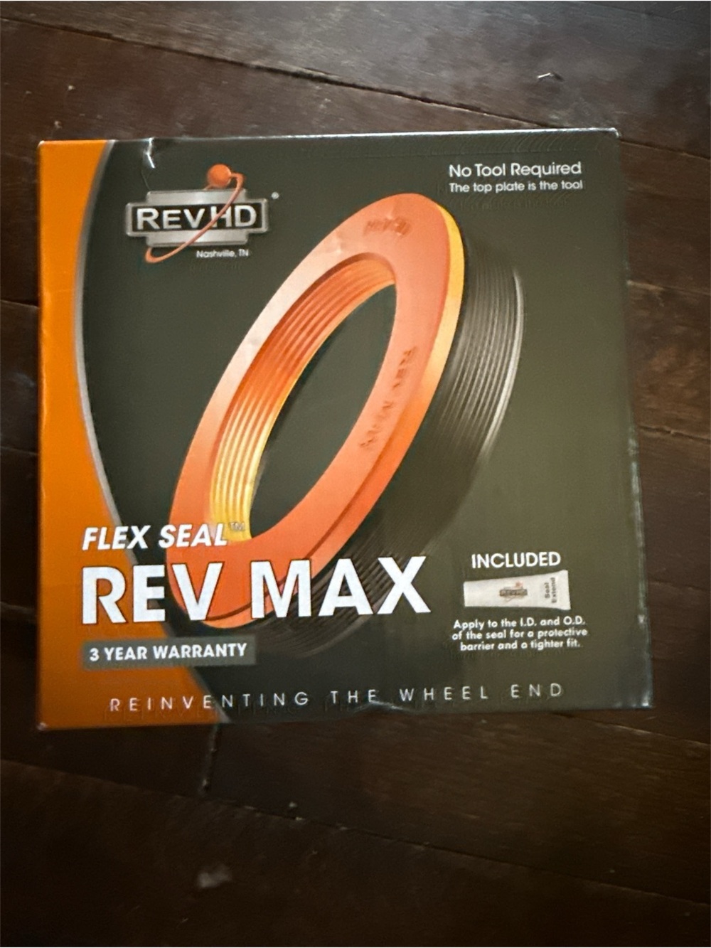 Rev Max Flex Seal Wheel End Seal - Orange